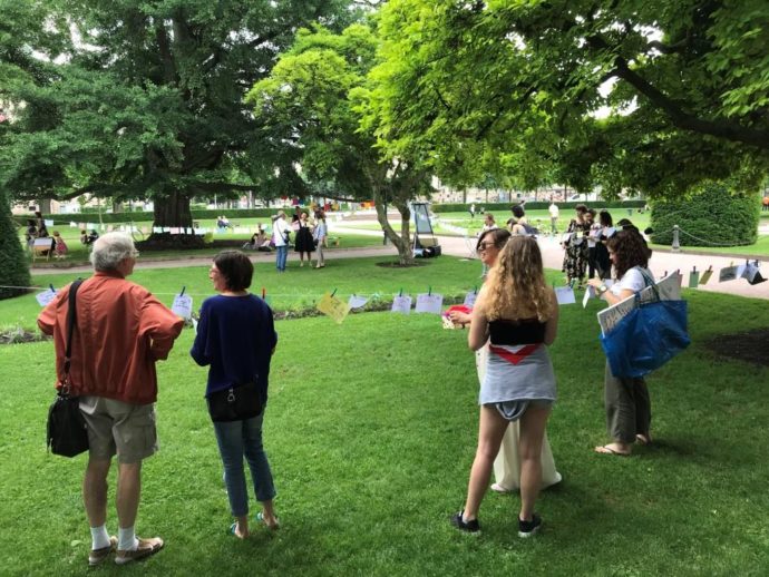 Les Facilitateurs d'Alsace - Forum ouvert du 9/6/2018 sur la Place de la République à Strasbourg : Il est où le bonheur ?