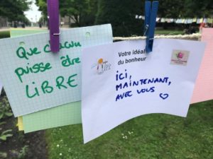 Les Facilitateurs d'Alsace - Forum ouvert du 9/6/2018 sur la Place de la République à Strasbourg : Il est où le bonheur ?